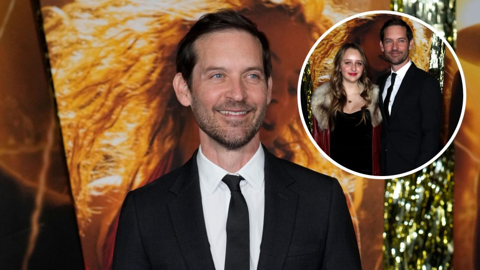 Tobey Maguire Makes Rare Red Carpet Appearance With 16-Year-Old Daughter Ruby: Photos