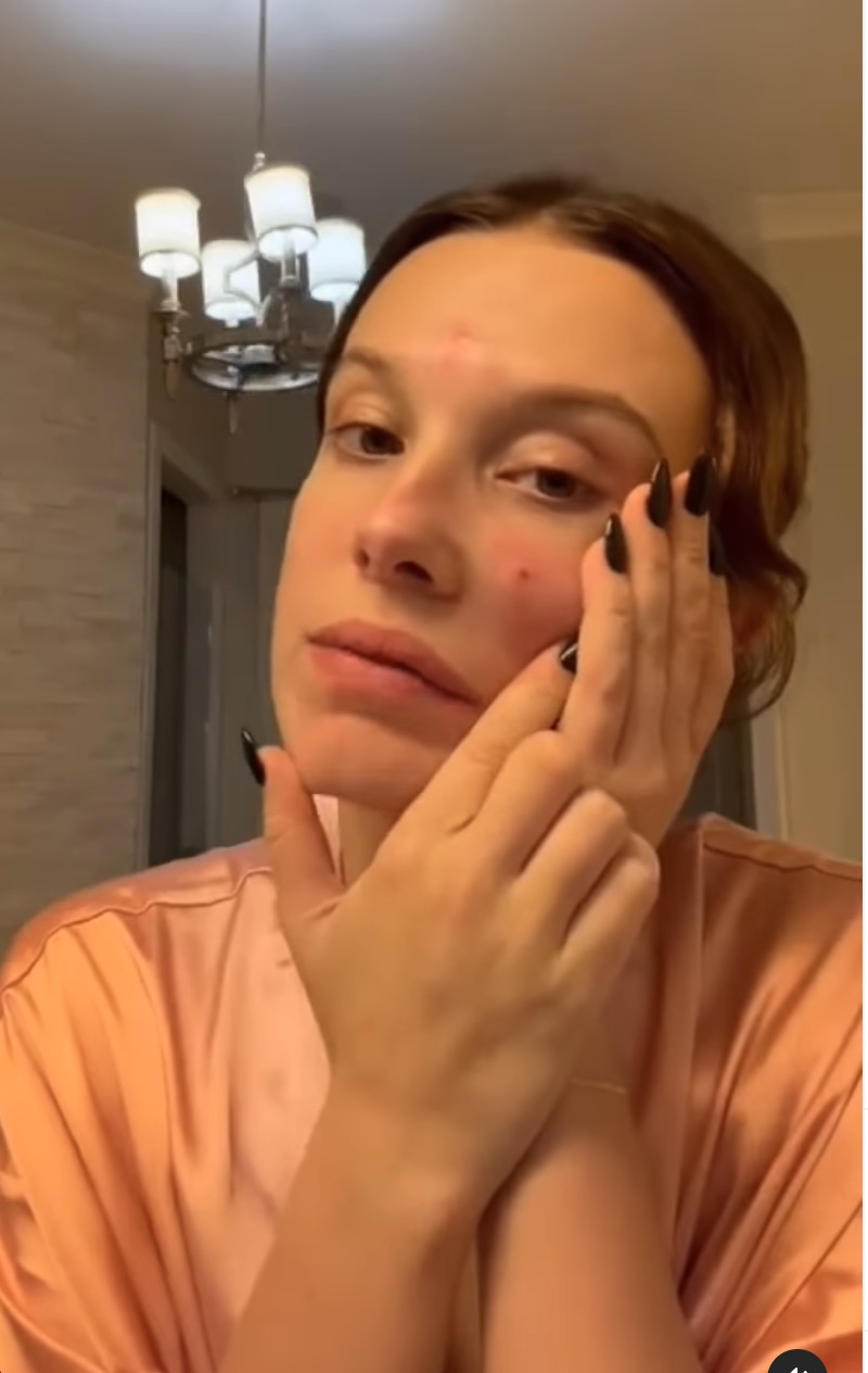 Did Millie Bobby Brown Flaunt Bare A*s In A Peach-Toned S*xy Bodysuit  Flaunting Her Curvaceous Figure? This Fact Check Will Make You Question  Internet!