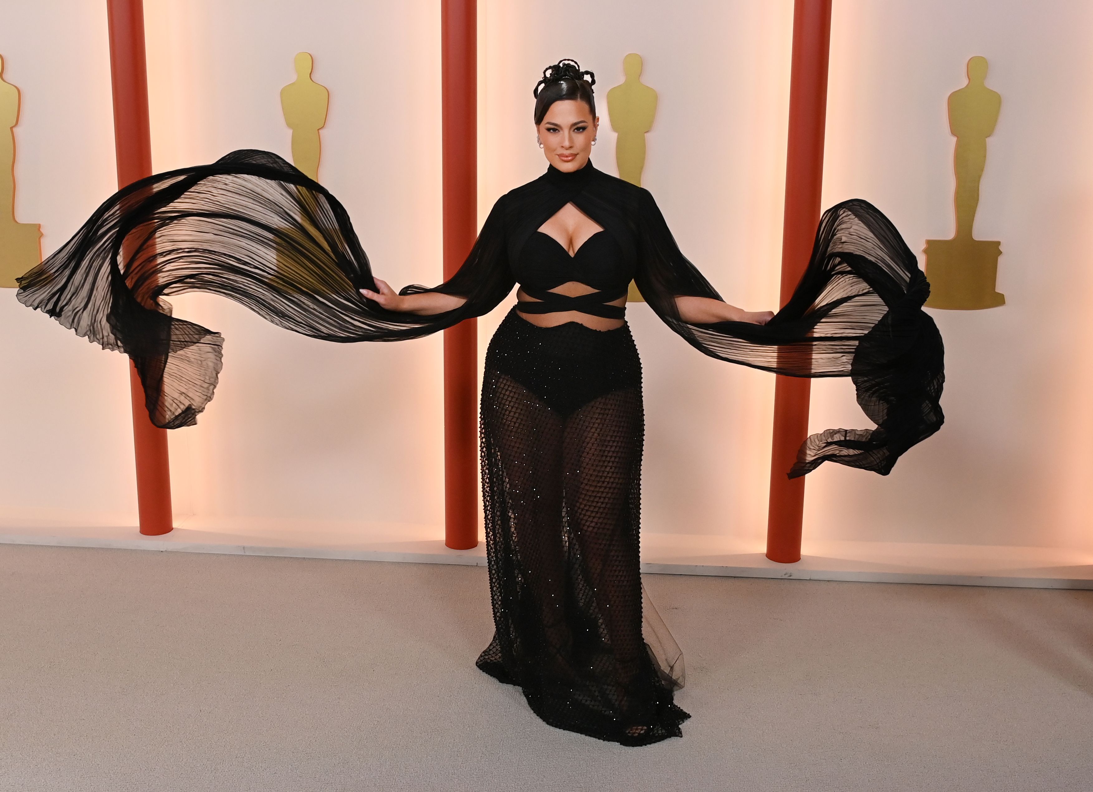 Ashley Graham Oscars Red Carpet Photos: 2023 Cohost Outfit