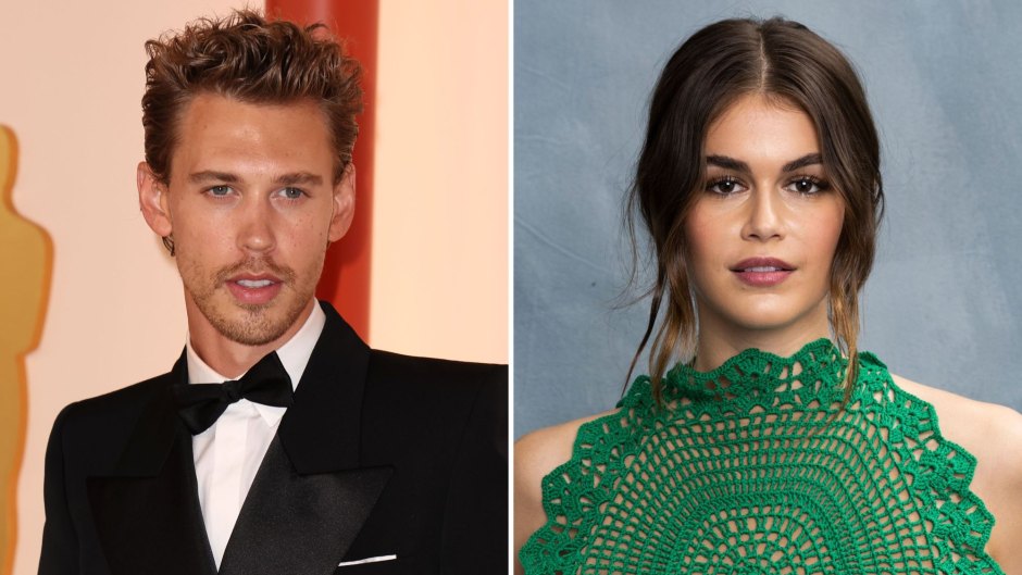 Austin Butler Awkwardly Avoids Kaia Gerber Question After Walking 2023 Oscars Red Carpet Solo