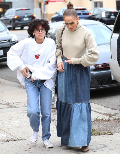 Jennifer Lopez and Emme Muniz Enjoy SZA Concert Together