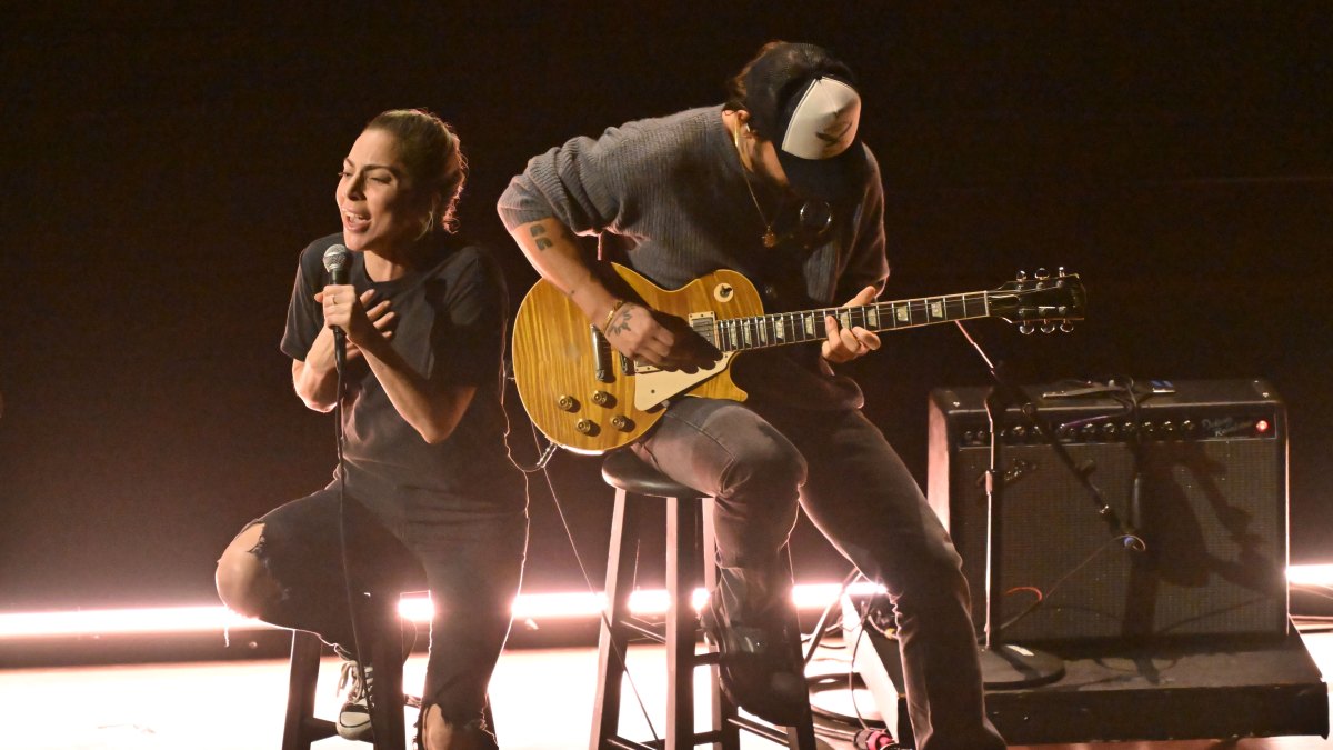 Lady Gaga Goes Makeup Free During 'Hold My Hand' Performance at 2023 Oscars: Photos