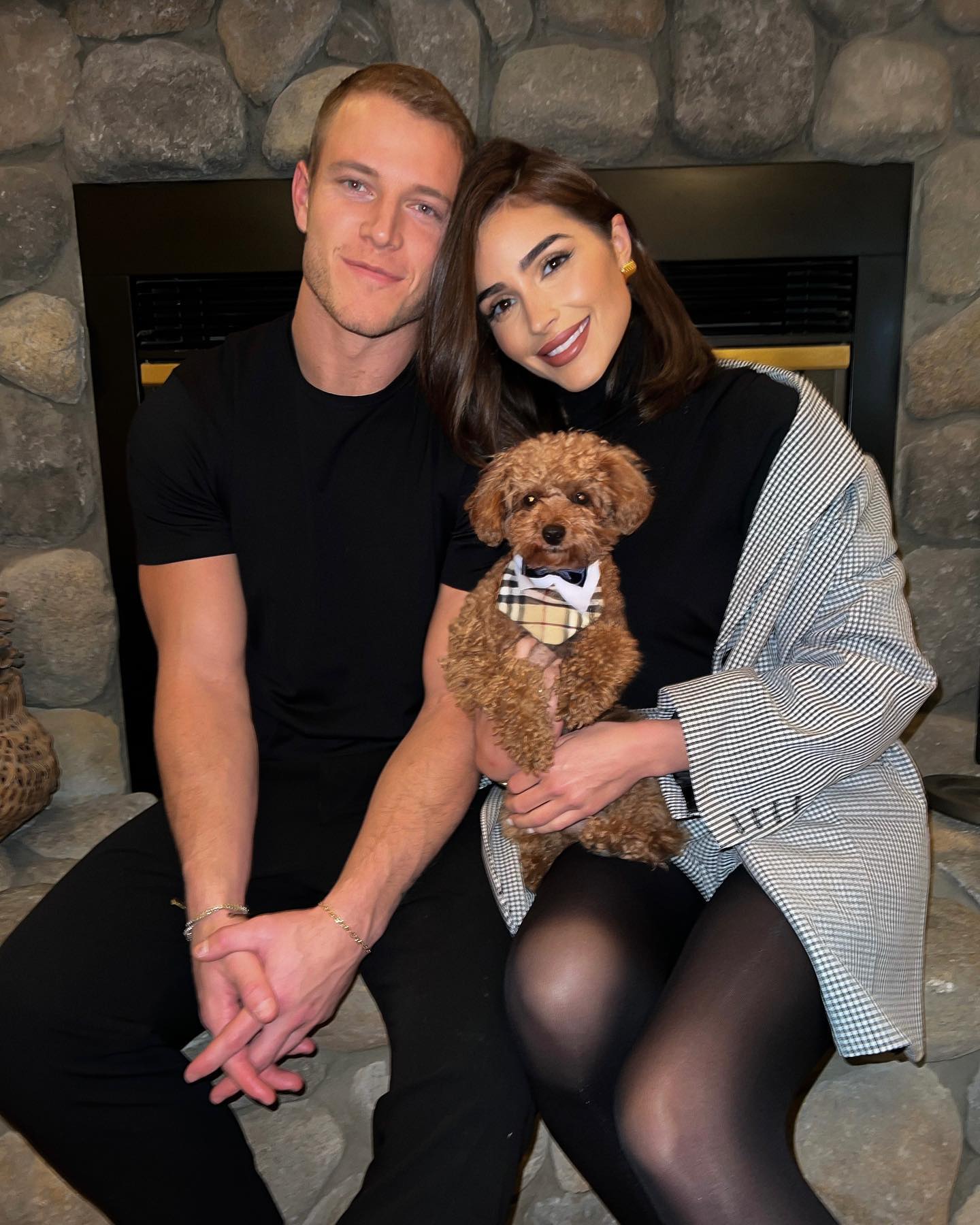 Oliva Culpo Christian McCaffrey Cutest Photos