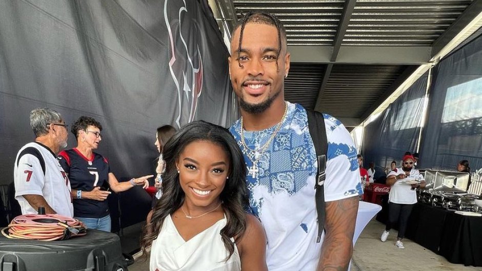 Simone Biles' Chic Game Day Outfits to Support Husband Jonathan