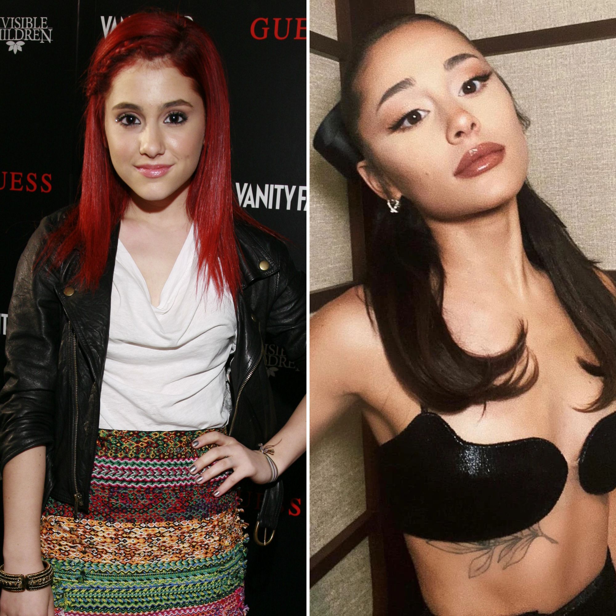 Ariana Grande Porn Sam Bikini - Ariana Grande Transformation: Photos of Her Then and Now