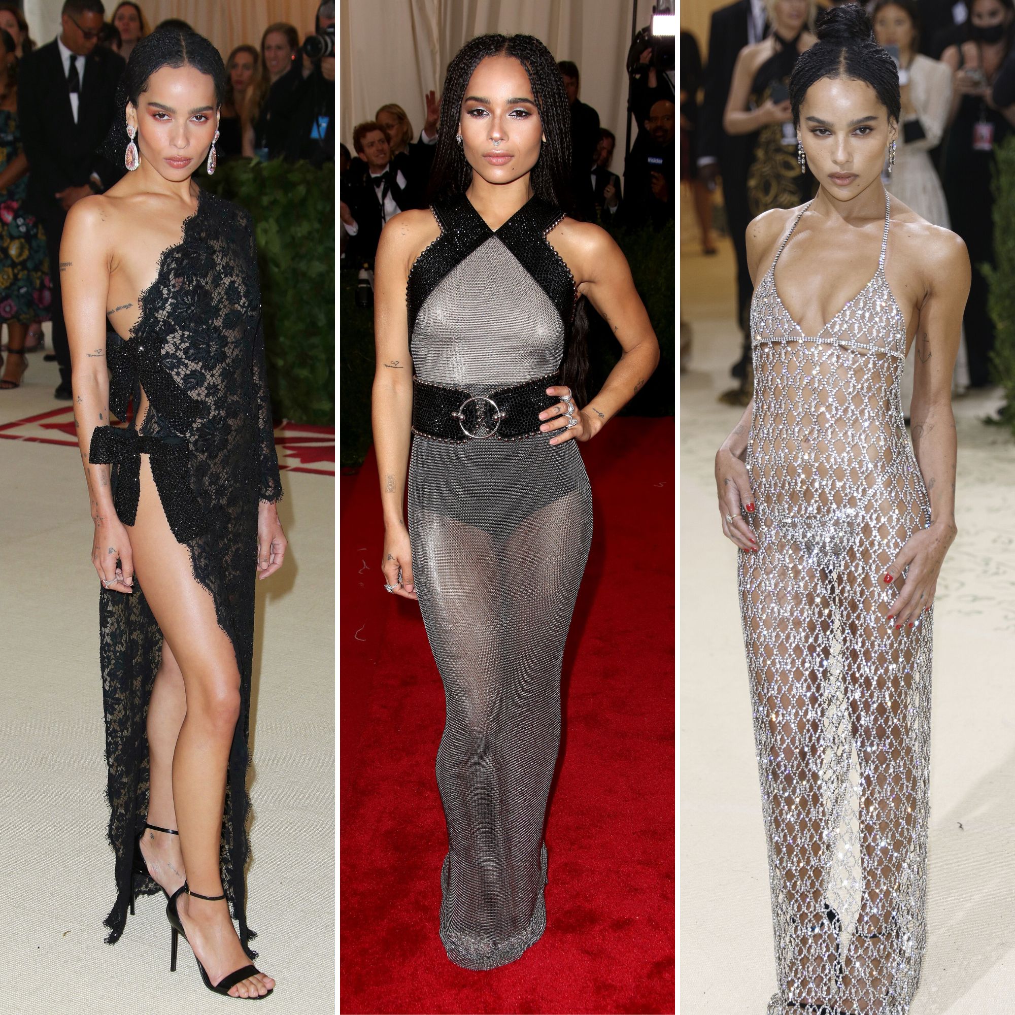Zoe Kravitz Met Gala Outfits Pictures: Sexy Dress Photos