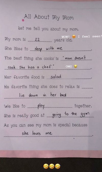 Chicago West Jokes About Kim Kardashian in Mother’s Day Card