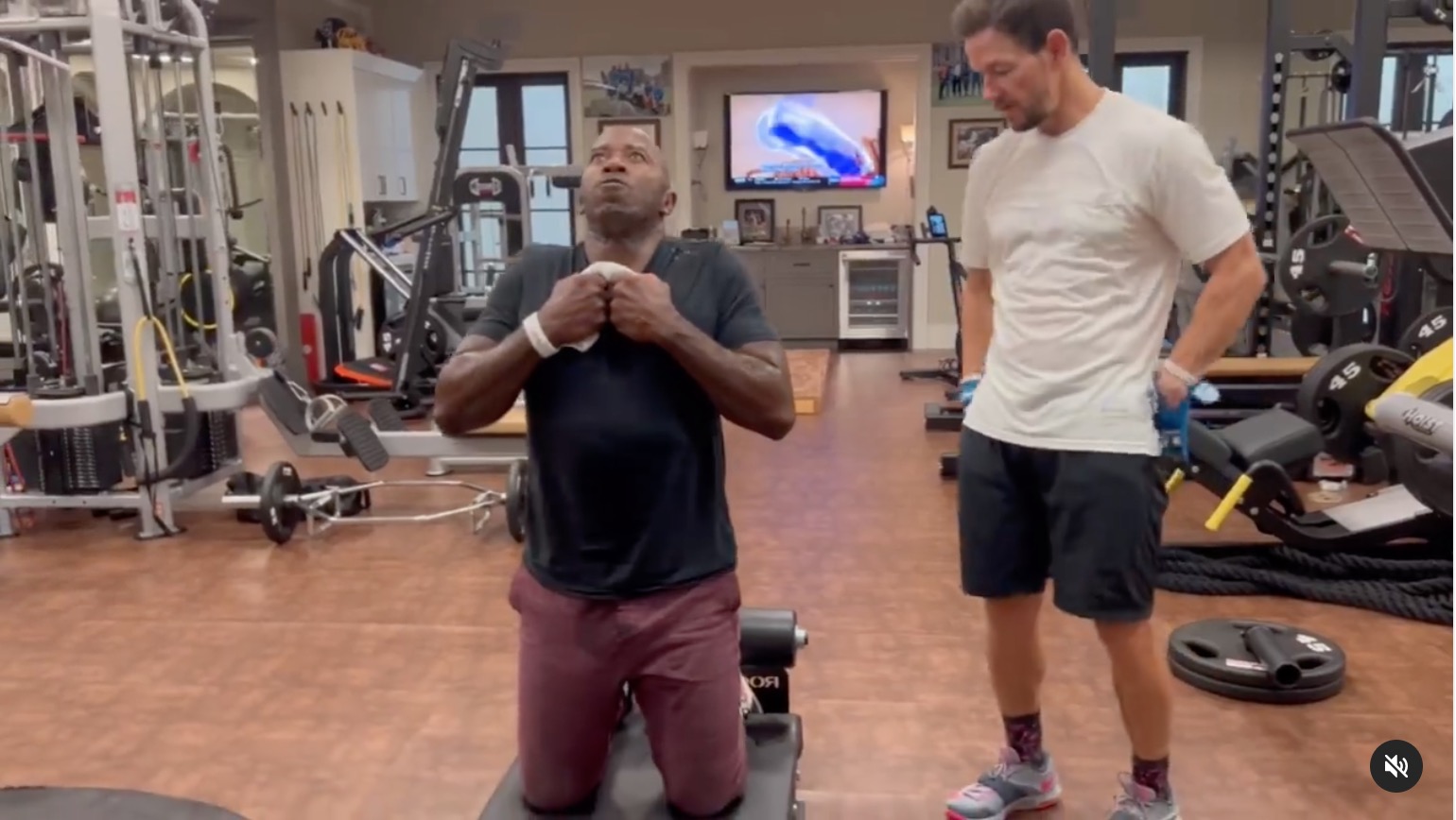 mark wahlberg home gym