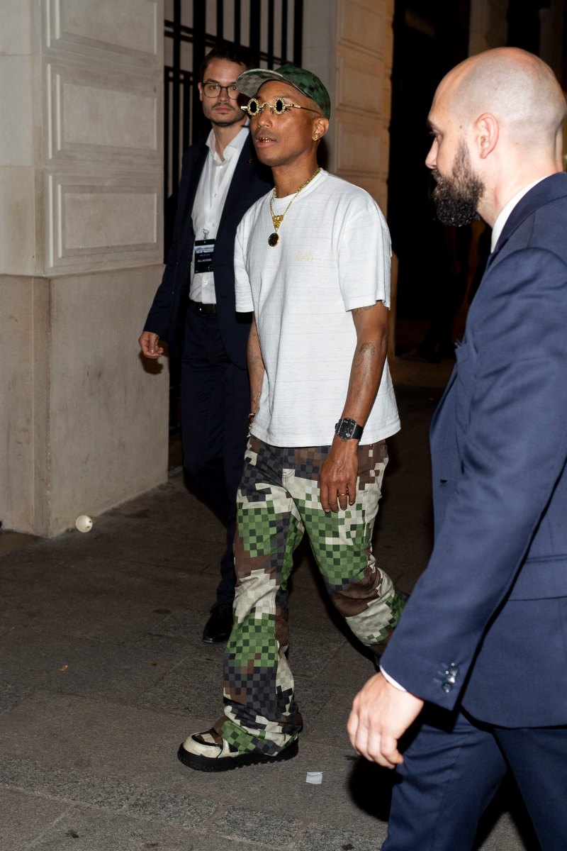 Celebrities at Pharrell Williams Louis Vuitton Show