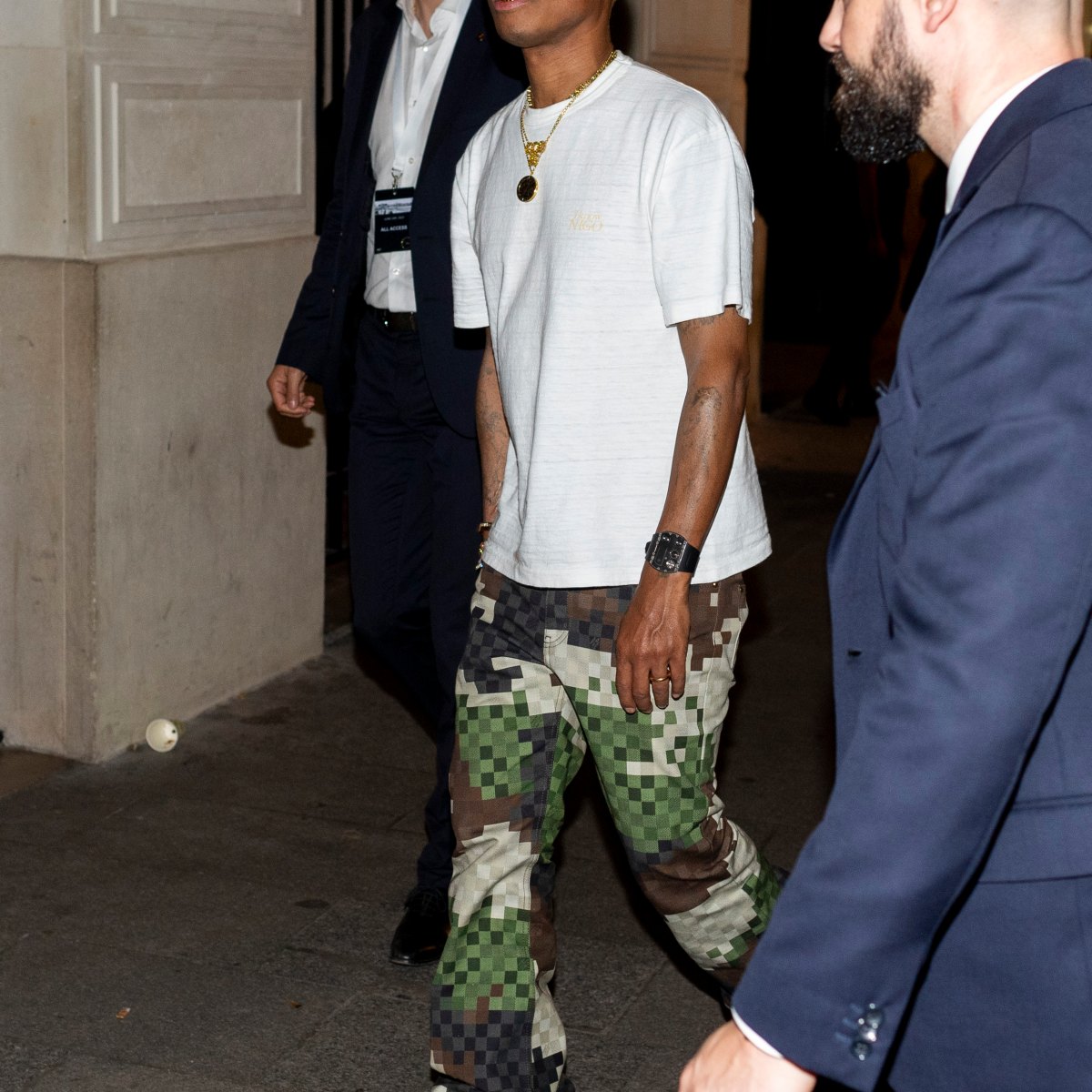 These Were The A-List Celebrities At Pharrell Williams' First Louis Vuitton  Show - A&E Magazine