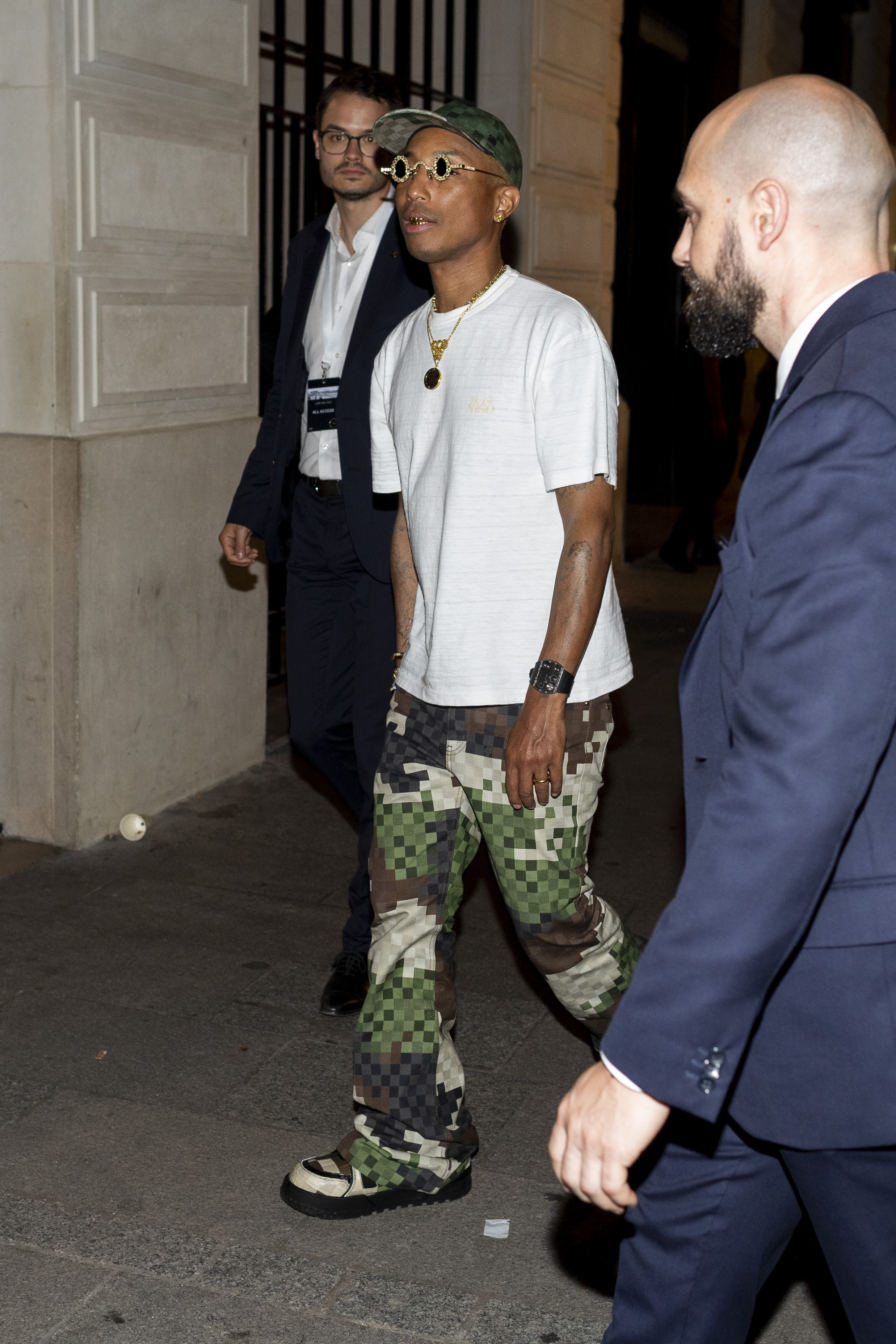 Pharrell Williams LV Suit