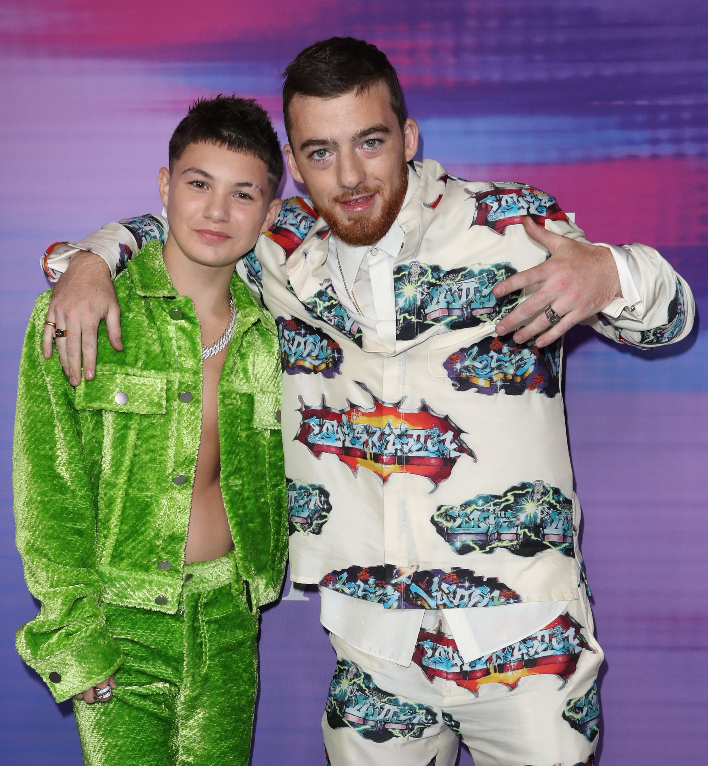 Javon Walton and Angus Cloud posing