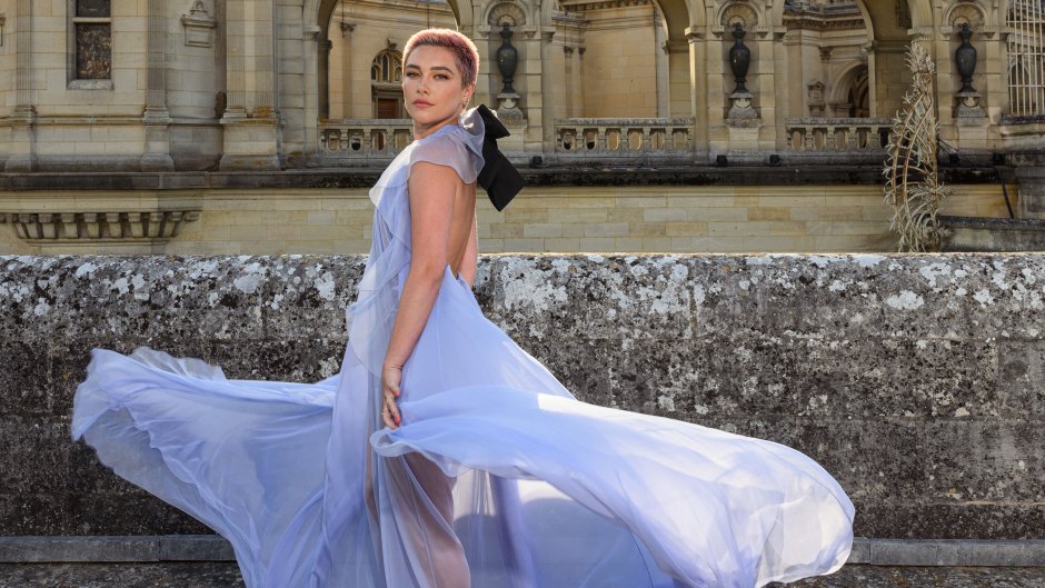 Florence Pugh Braless in Sheer Dress at Paris Fashion Week | Life & Style