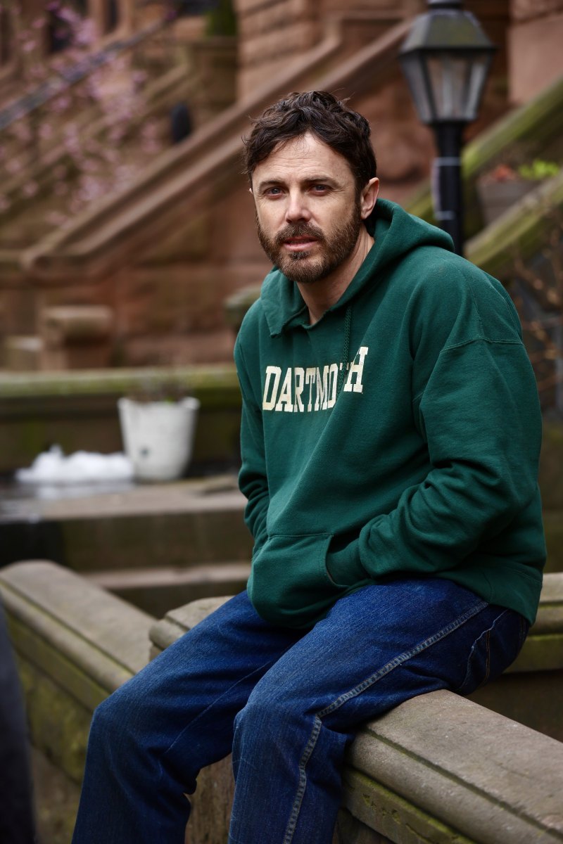 Casey Affleck filming for The Investigators