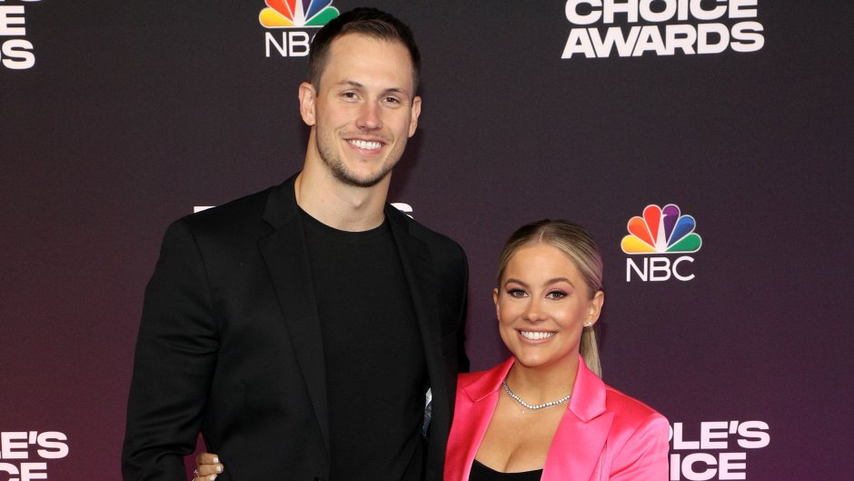 Shawn Johnson and husband Andrew East at the People's Choice Awards