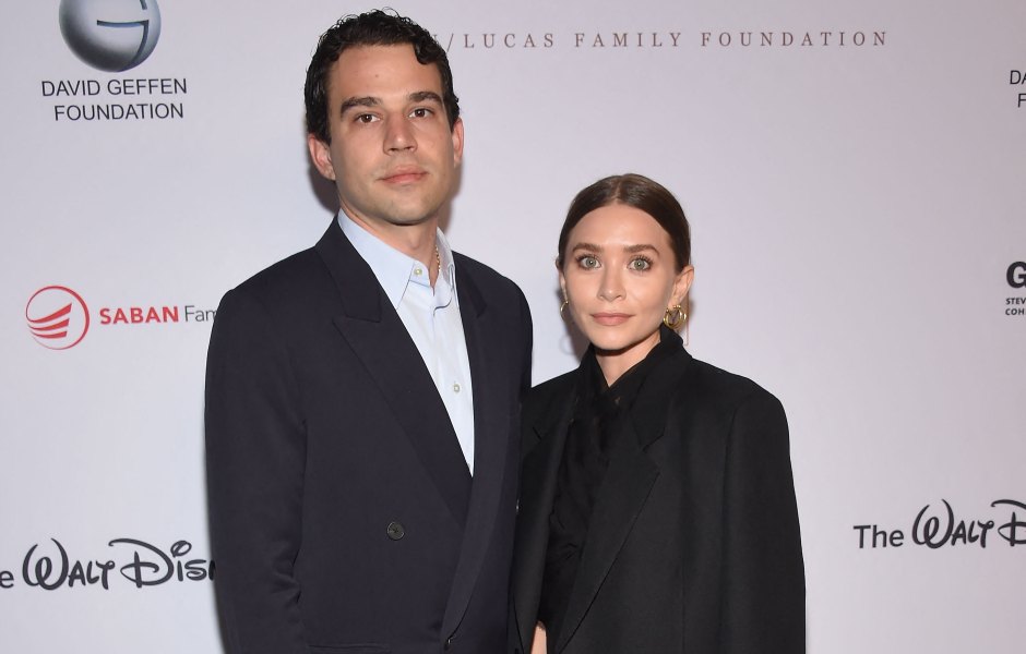Louis Eisner and Ashley Olsen, who welcomed their son in August 2023