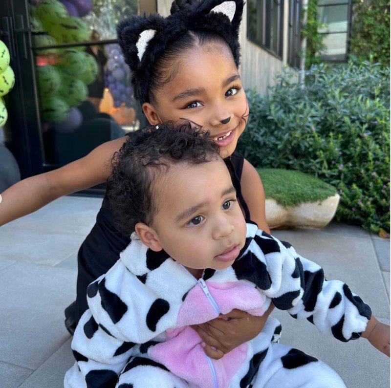 Khloe Kardashian Photos with Kids True and Tatum Thompson