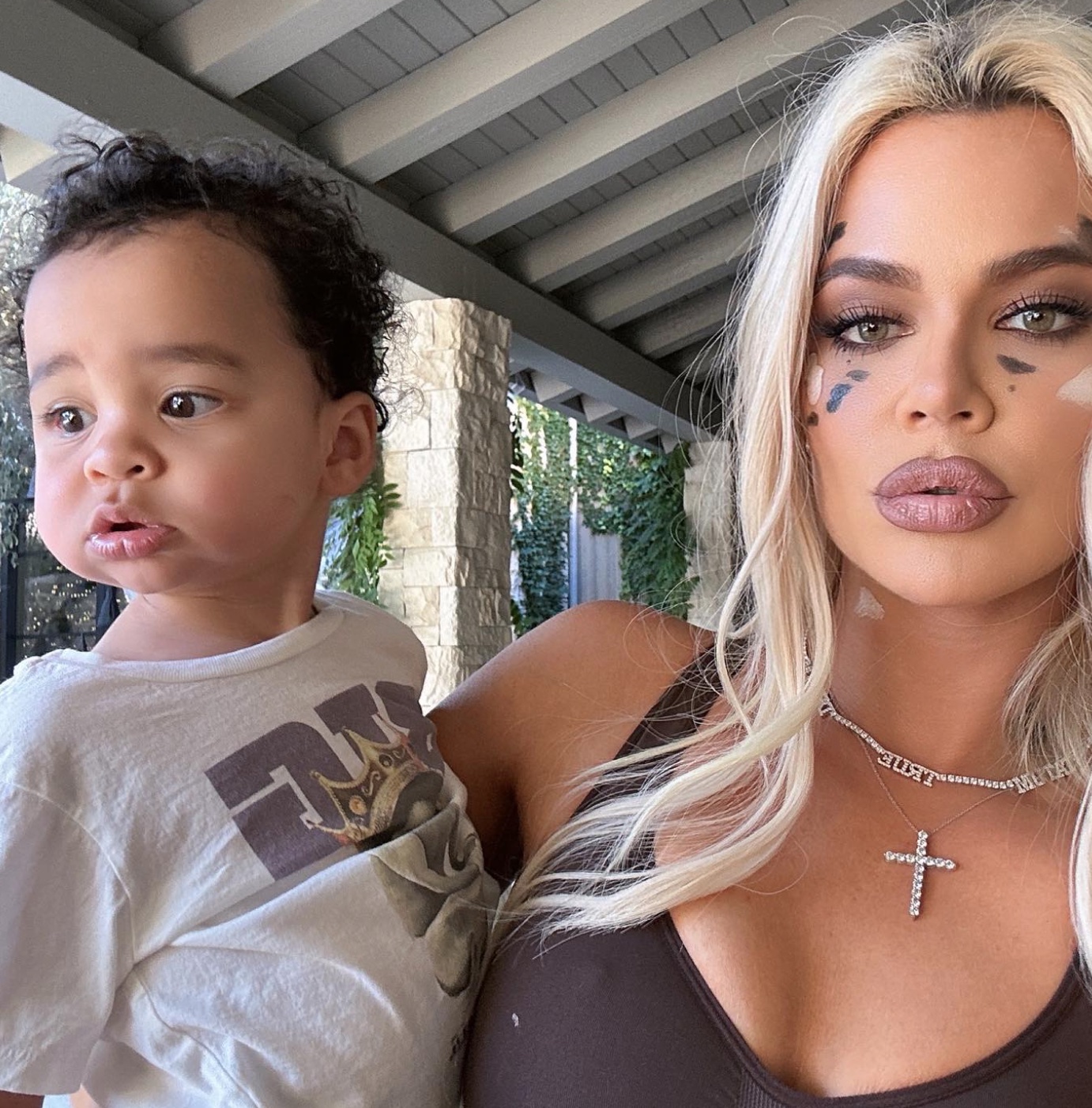 Khloe Kardashian Photos with Kids True and Tatum Thompson