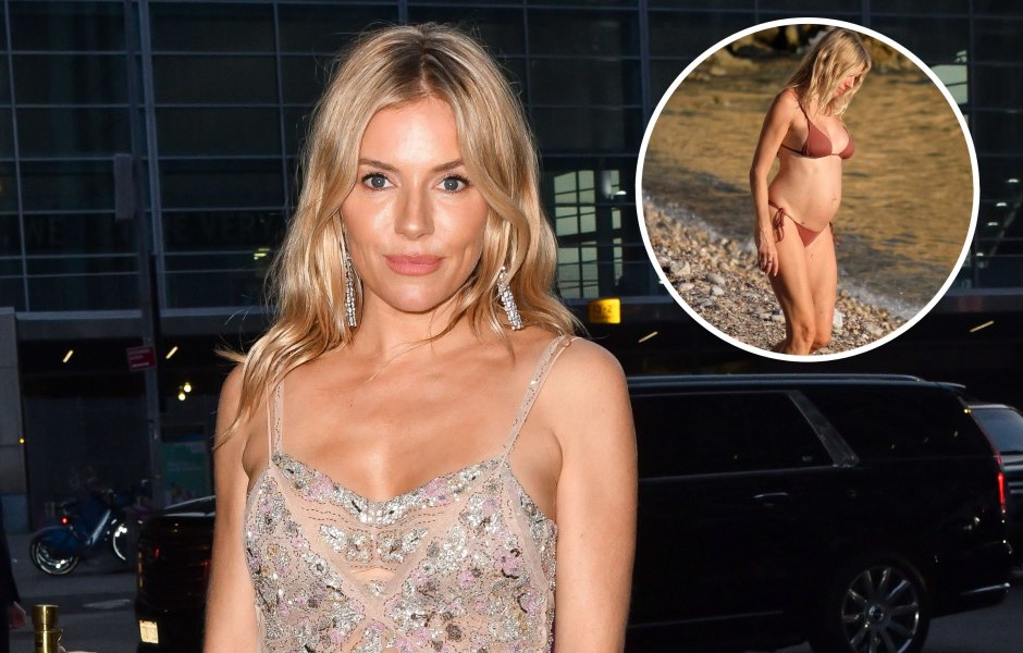 Sienna Miller Pregnancy with Baby No. 2: Belly Bump Photos
