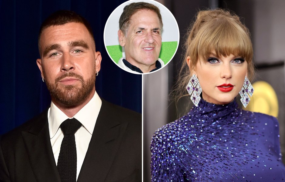 Travis Kelce Reacts to Mark Cuban's Plea for Taylor Swift to Break Up With Him