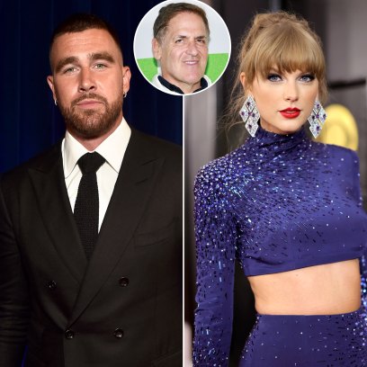 Travis Kelce Reacts to Mark Cuban's Plea for Taylor Swift to Break Up With Him