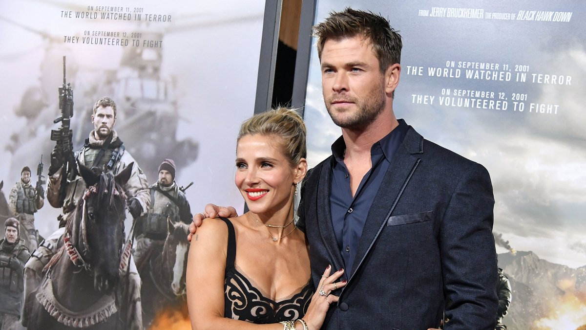 chris Hemsworth and Elsa pataky