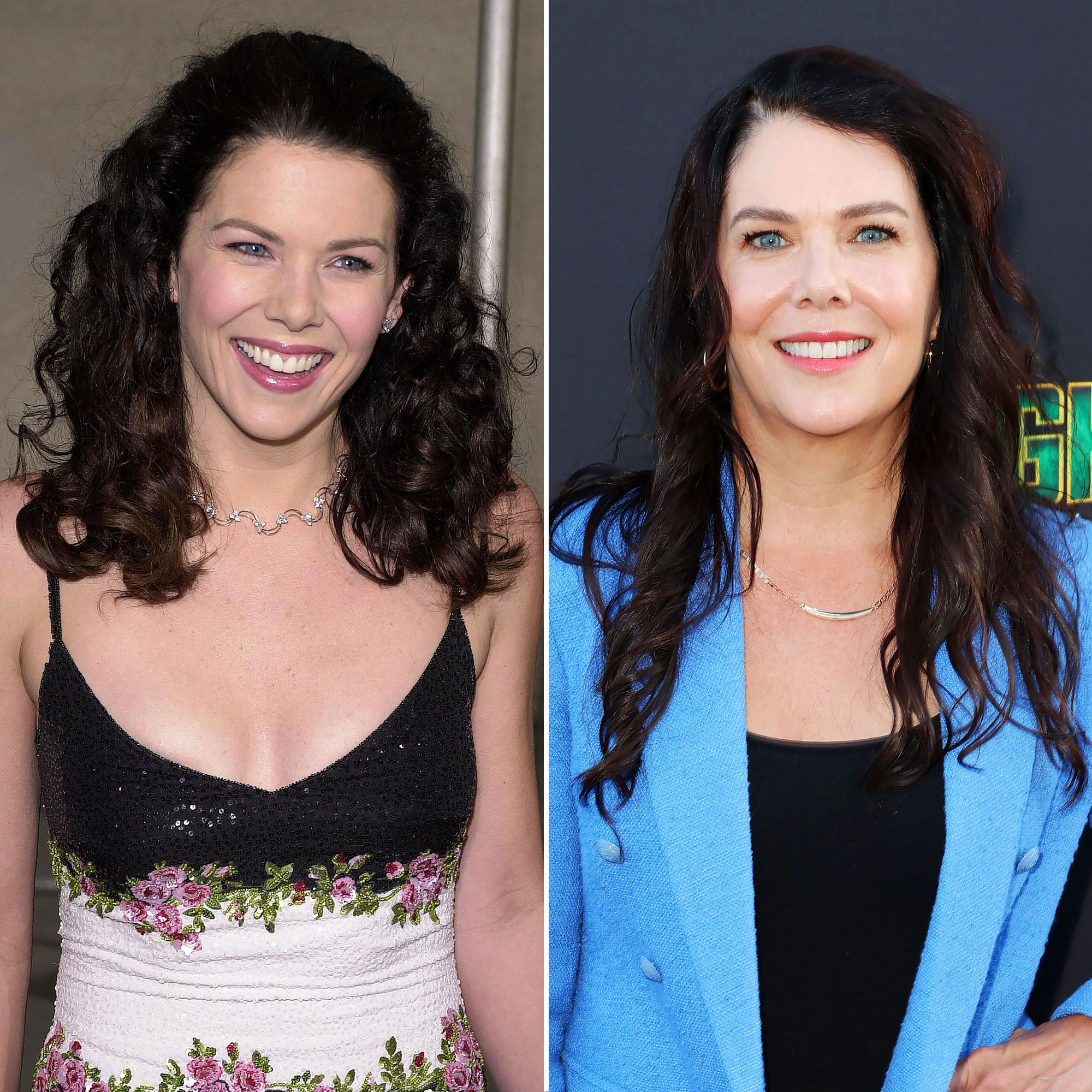 Lauren Graham Gilmore Girls Then and Now