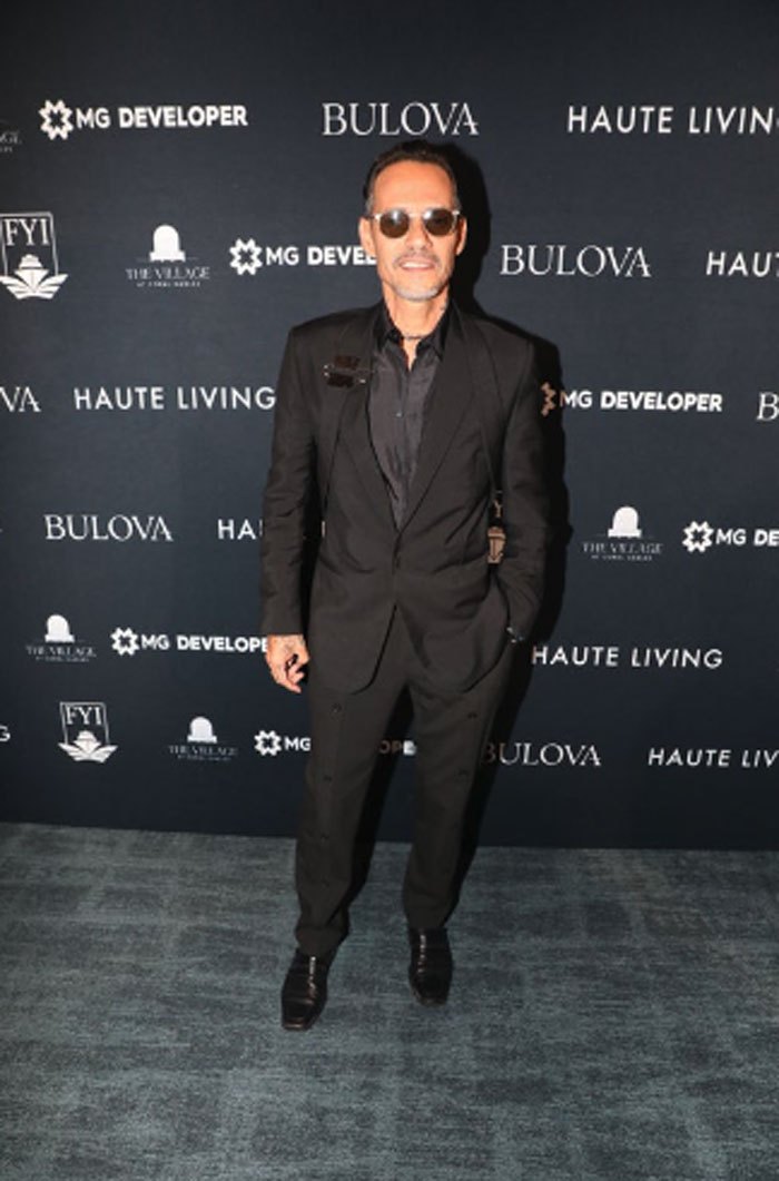 What Your Favorite Stars Are Doing This Week: Hot Photos 62 Haute Living celebrated cover star Marc Anthony following the 2023 Billboard Latin Music Awards with an afterparty alongside sponsors Bulova, Florida Yachts International, and MG Developer at Mr. C Coconut Grove in Miami, FL last night. Telmont Champagne popped a Magnum to help get the party started and a curated art piece was also presented to Marc by South African celebrity artist, Johnathan Schultz,