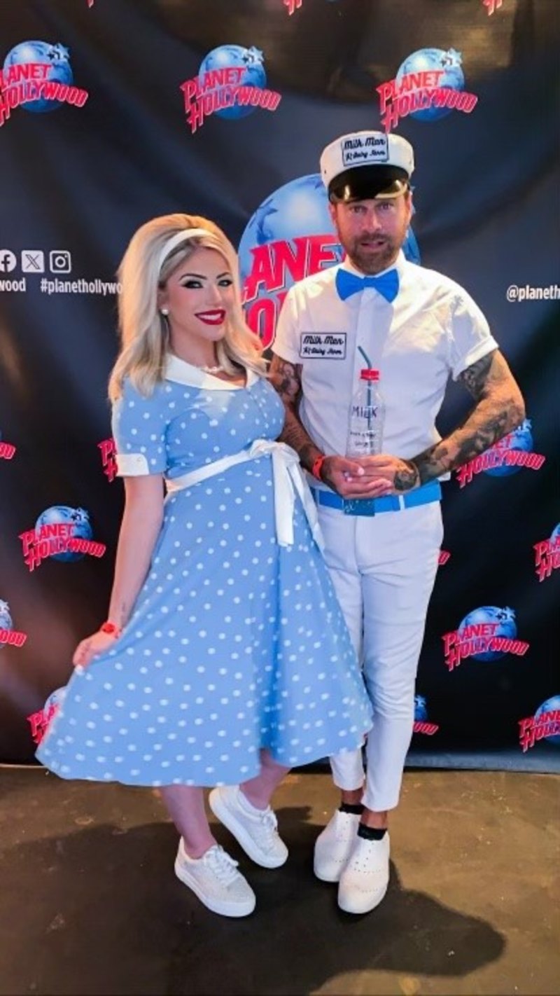 Ryan and Lexi Cabrera hosted a Halloween themed Karaoke Night at Planet Hollywood Orlando last night. They are expecting their first child in December! Photo credit: Courtesy of Planet Hollywood