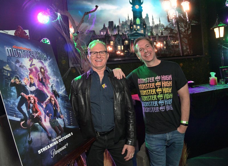 onster High 2 Director and Executive Producer Todd Holland stops for a picture with Executive Producer Adam Bonnett at Nickelodeon and Paramount+’s “We Couldn’t Wait for Halloween! Party at Nickelodeon Animation Studio on Thursday, September 28.