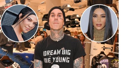 travis barker reveals if he's why kim and kourtney feuded