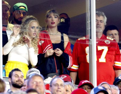 Travis Kelce Admits He Was 'Terrified' Watching Taylor Swift Talk to His Dad Ed Kelce at Chiefs Game