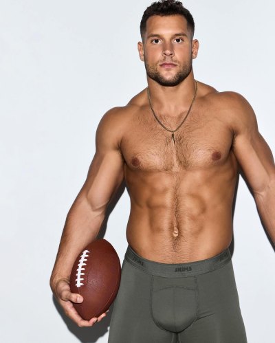 Who Is Nick Bosa? Meet the NFL Star Who Kim Kardashian Picked to Model in Shirtless SKIMS Campaign