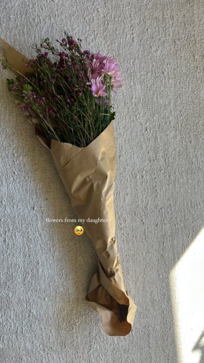 Kourtney Kardashian flowers from Penelope