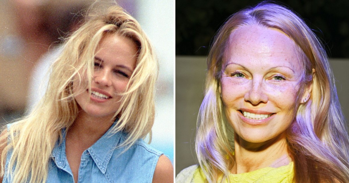Wow Girls Porn Star Pam - Pamela Anderson Makeup-Free Photos: Her Bare Face Pictures