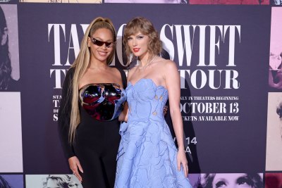 Beyonce and Taylor Swift at the Eras Tour movie