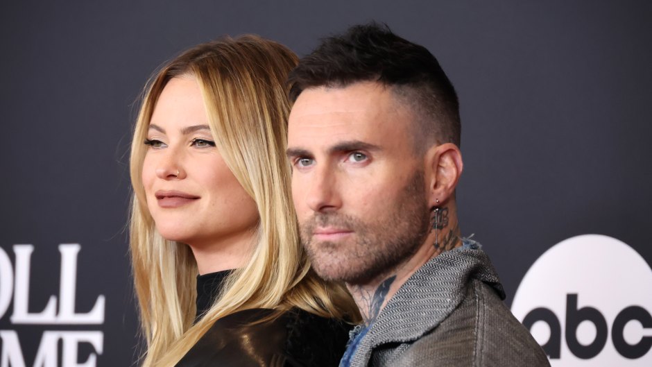 Behati Prinsloo and Adam Levine, seen here at the 38th Annual Rock & Roll Hall of Fame Induction, share three kids.