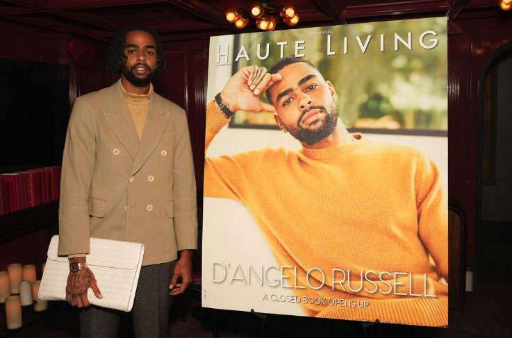 Haute Living celebrated cover star and Los Angeles Lakers point guard D’Angelo Russell with The Macallan at Catch Steak LA in Los Angeles on Saturday, November 11th