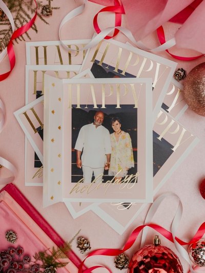 Kris Jenner and Corey Gamble’s 2023 Holiday Card [Photo]