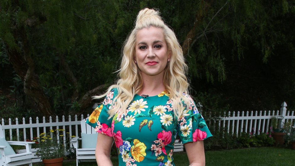 Country Star Kellie Pickler's Style Transformation. Kellie's seen here wearing a green floral dress.