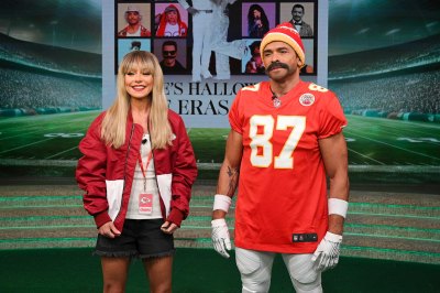 Travis Kelce Reacts to People Dressing as Him and Taylor Swift for Halloween It Was Cool 758