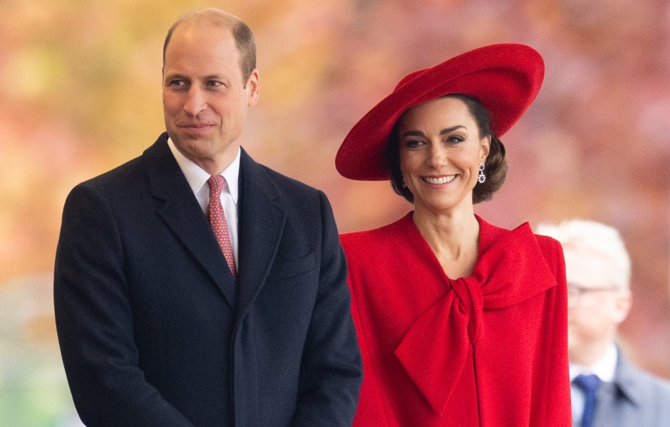 Kate Middleton Wears Dramatic Red Cape for Korea State Visit