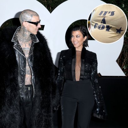 Travis Barker and Kourtney Kardashian