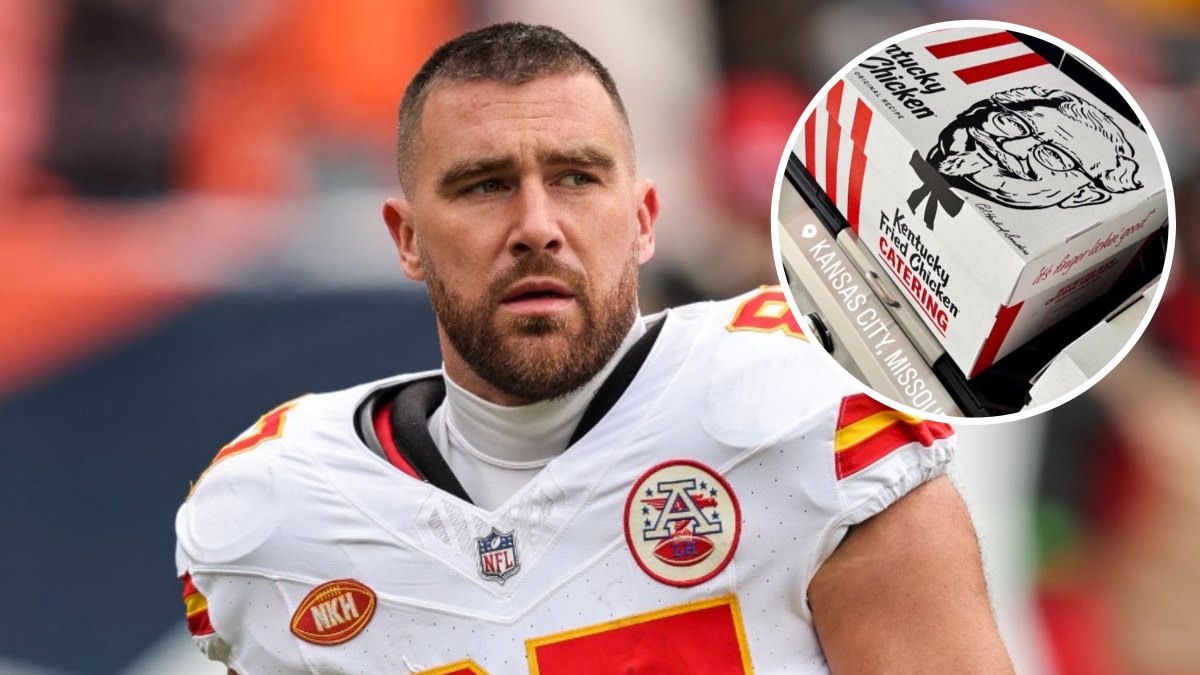 travis kelce kfc thanksgiving order
