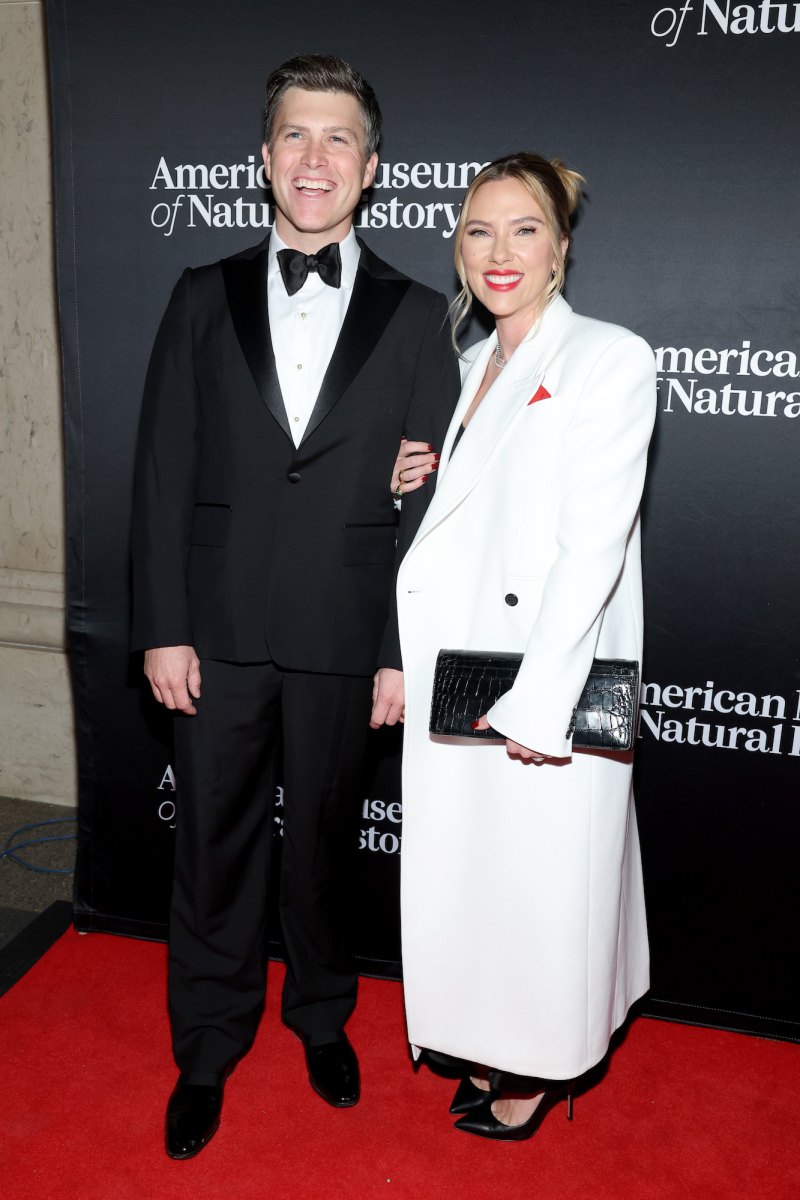 Colin Jost and Scarlett Johansson attended the American Museum of Natural History s annual gala