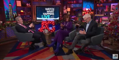 Gayle King Asks Andy Cohen, Anderson Cooper About ‘Threesomes’