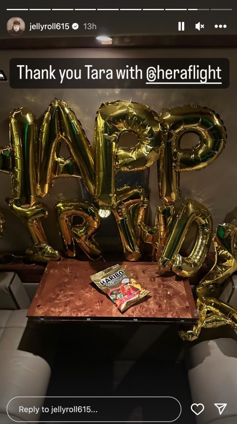 Jelly Roll Celebrates Birthday With Family, Wife Bunnie XO