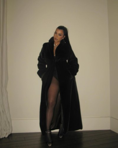 Kourtney Kardashian's Postpartum Christmas Eve Outfit