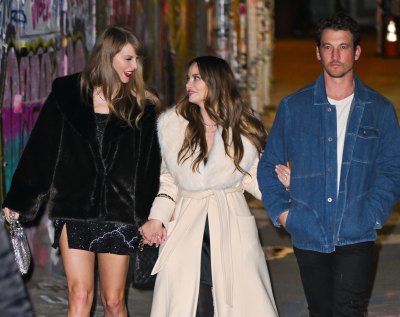 Taylor Swift, Keleigh Sperry and Miles Teller