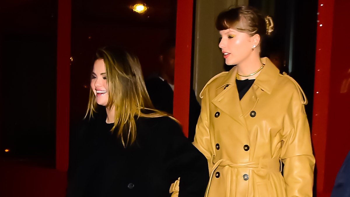 taylor swift holds hands with selena gomez on nyc night out